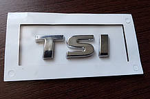 Шильдик напис TSI хром на кришку багажника