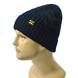 Шапка чоловіча зимова сіра Black, фото 3