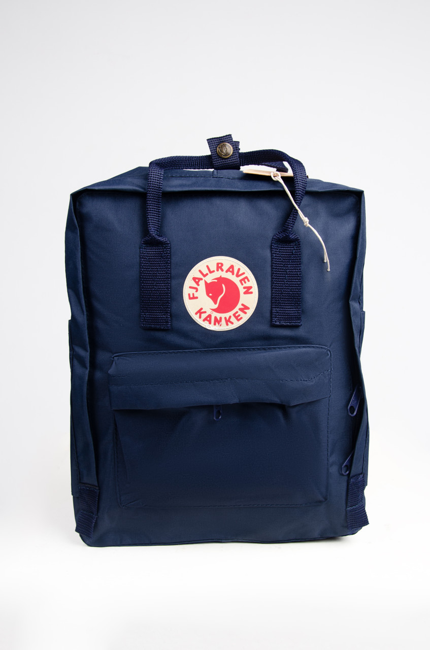 Однотонний рюкзак Fjallraven Kanken Classic 16 л, темно-синій