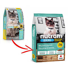 Сухий корм Nutram I 19 Ideal Solution Support Sensitive Skin Coat Stomach Cat (для шкіри, вовни, шлунка)