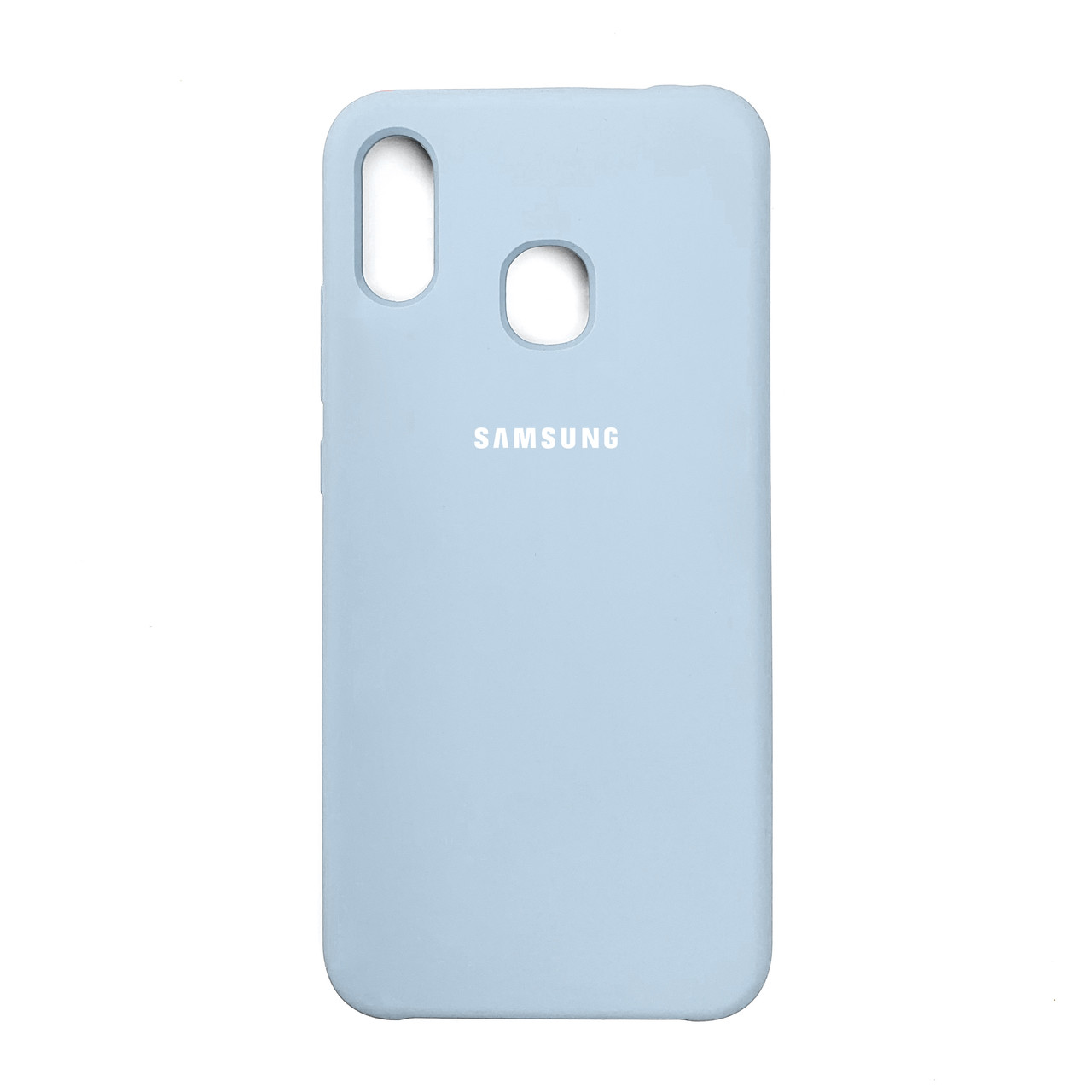 Silicone Case Premium на Samsung A20 Light Blue