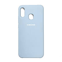 Silicone Case Premium на Samsung A40 / A405 Light Blue