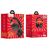 Бездротові навушники Bluetooth HOCO Enjoyment Hi-Res W26, чорні., фото 4