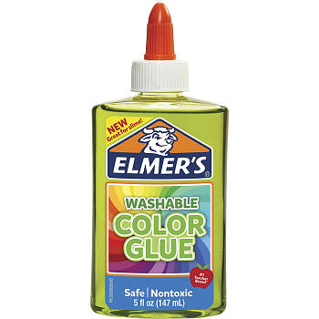 Клей для слаймів Elmer's Color Glue прозоро-зелений 147 мл