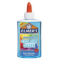 Клей для слаймов Elmer's Color Glue прозрачно-синий147 мл