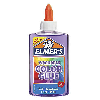 Клей для слаймів Elmer's Color Glue прозоро-фіолетовий 147 мл