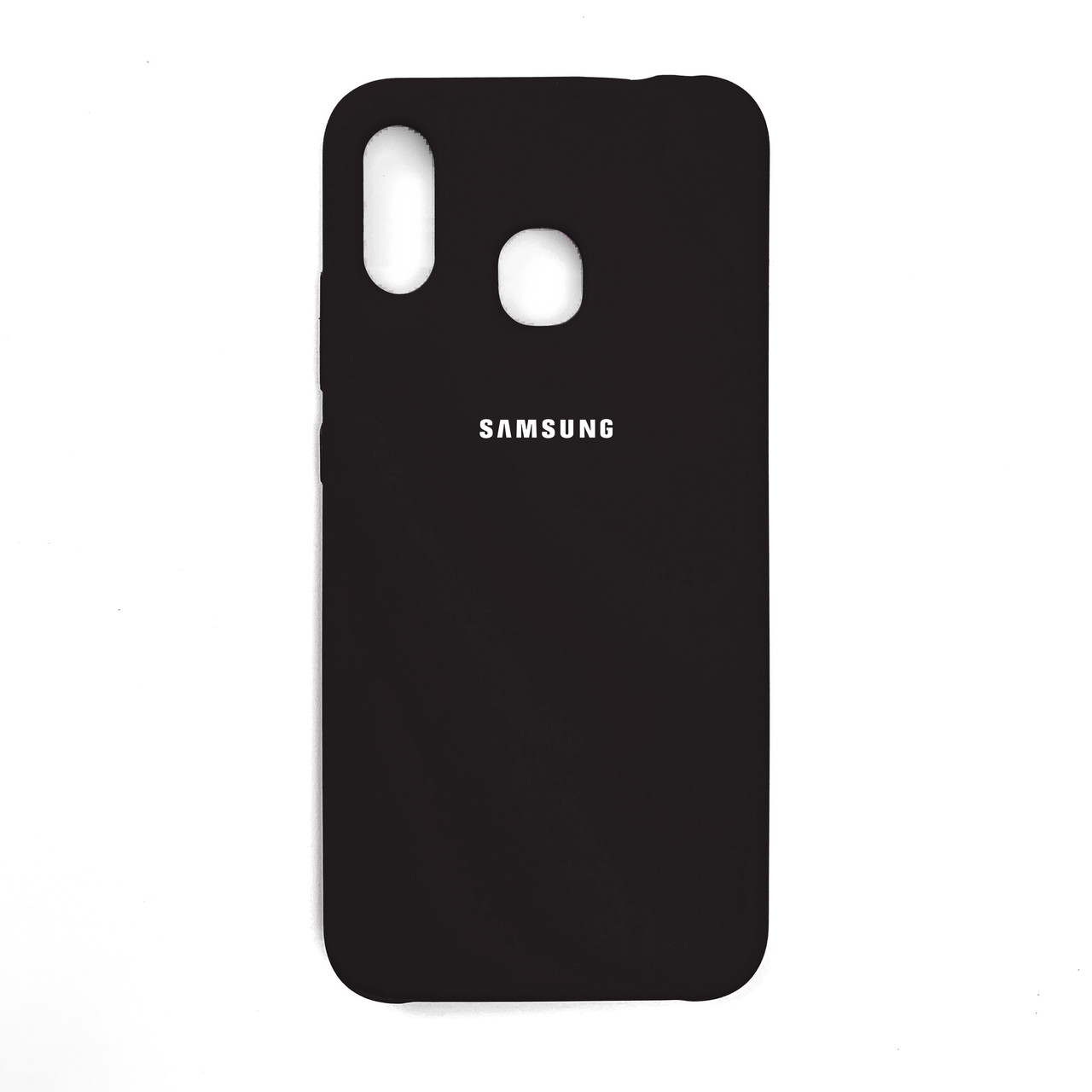 Silicone Case Premium на Samsung A20s Black