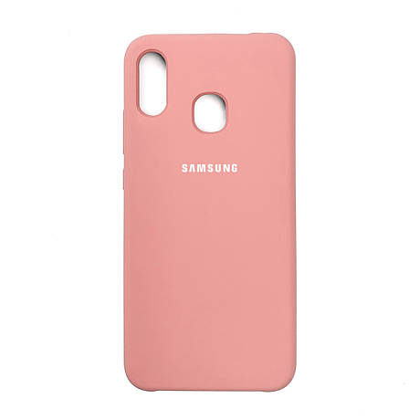 Silicone Case Premium на Samsung M10 Pink, фото 2