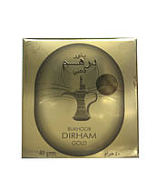 Бахур Ard aL Zaafaran Dirham Gold пряный яркий 40 грамм.