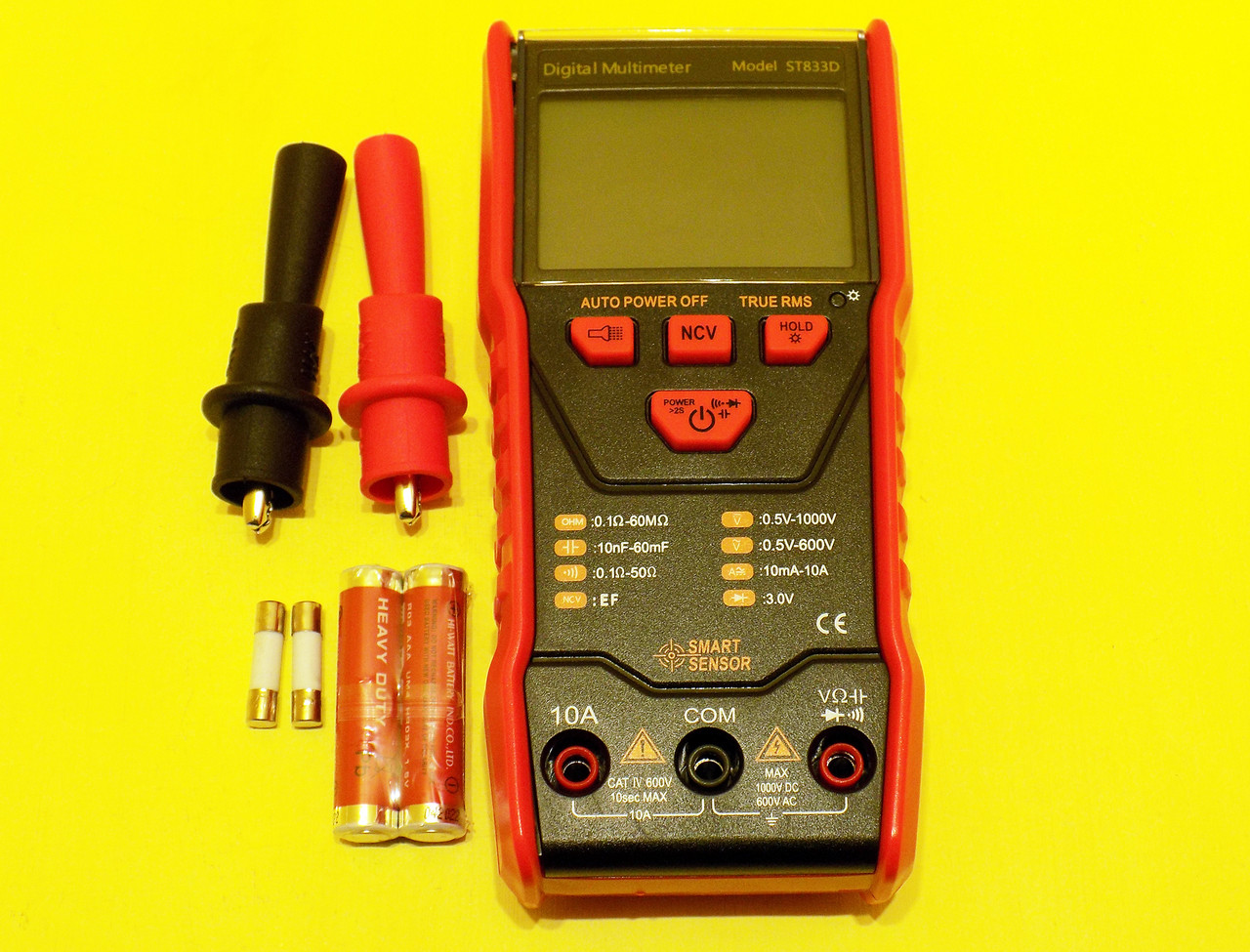 Цифровий мультиметр ST833D, автовимірювання, фото 1