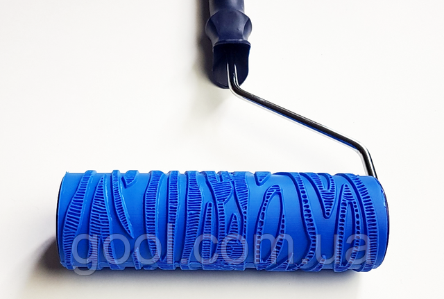 валик структурний гумовий кора дерева 60х180мм