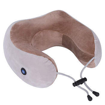 Масажна подушка U-Shaped Massage Pillow (Silver Brown)