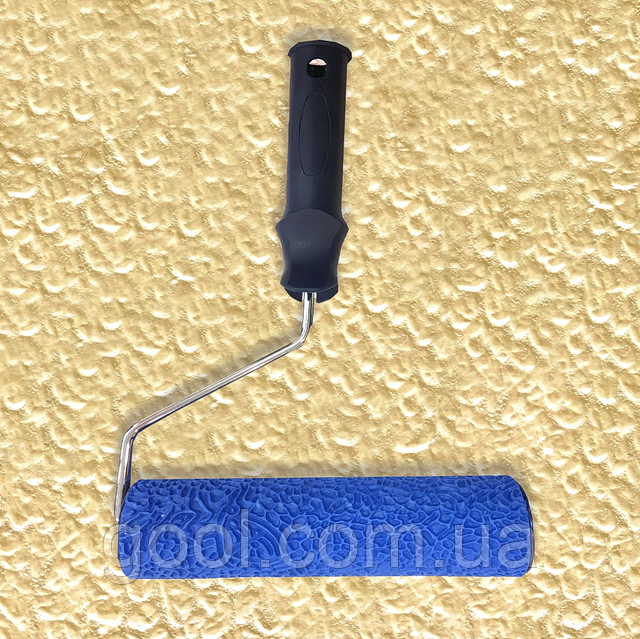 валик структурний гумовий 60х180мм декоративна штукатурка