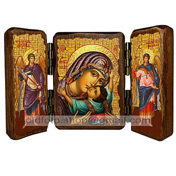 Кардіотісса (Серцева) Ікона Пресвятої Богородиці ,ікона на дереві 420х280 мм