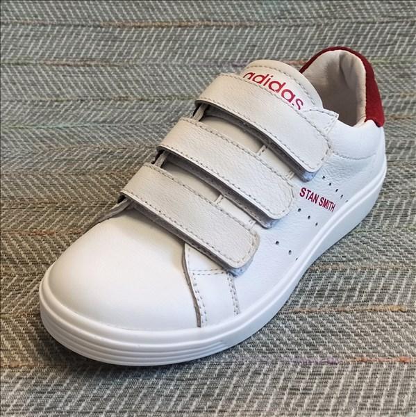 Дитячі кросівки в стилі Stan Smith, червоний (код 0862) розміри: 37-39
