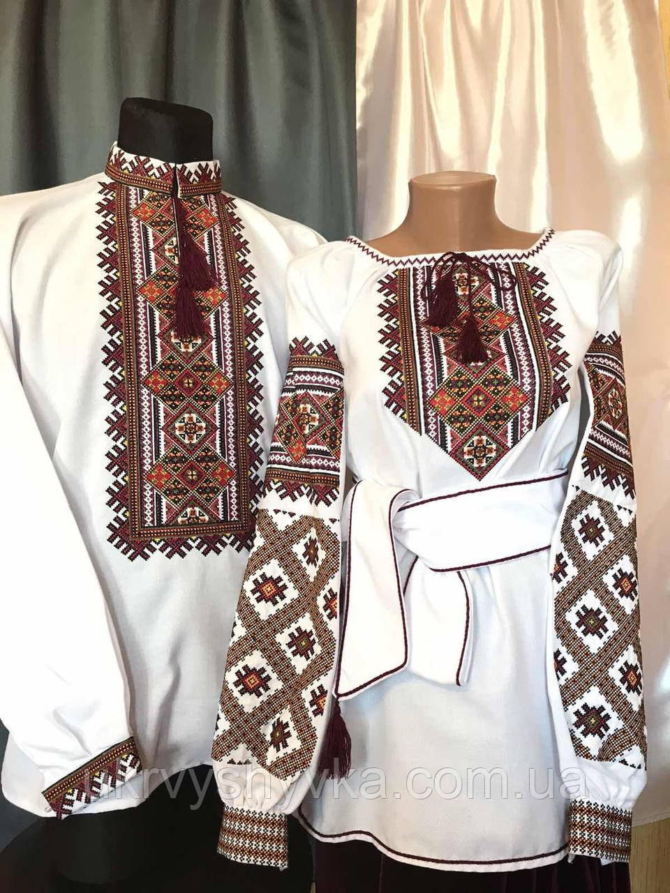 Пара гуцульських вишиванок "Космацькі", фото 1