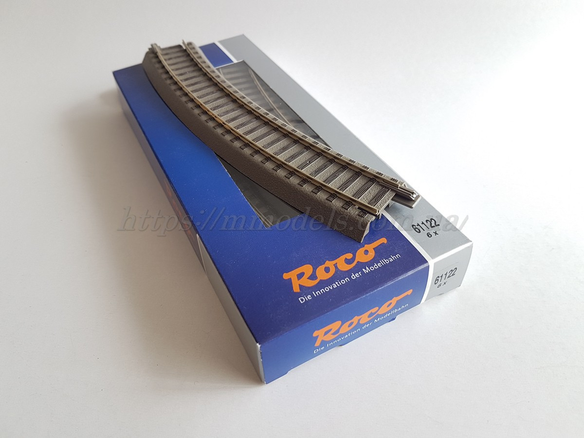 Рельсовий матеріал Roco 61122 Geoline, рейка радіусний R2 (358 mm) 30°,масштаба 1:87,H0