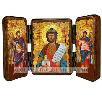 Ікона Ростислав Святий Благовірний Князь  ,ікона на дереві 260х170 мм