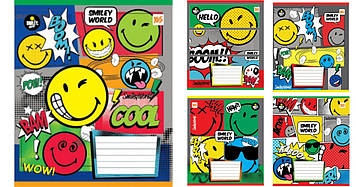 Зошит 12арк. лін. YES Smiley world №761394(25)(500)