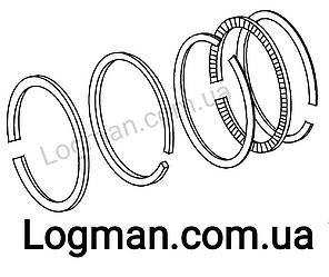 Поршневі кільця Oleo-Mac MH 150,170,175,180,197,198 RK/RKS