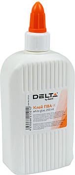 Клей ПВА "Axent/Delta" №D7123 200мл ковпачок-дозатор(1)(65)