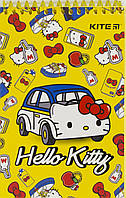 Блокнот пруж. A6 48арк. б/лін. карт. Hello Kitty №HK19-196/Kite/(20)