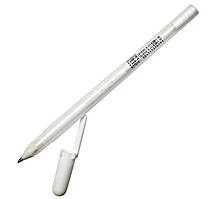 Ручка гелева, Біла 05 FINE (лінія 0.3 mm), Gelly Roll Basic, Sakura