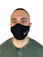 Маска защитная черная NIKE на лицо,маска для рта и носа. . Маска на лицо Пушка Огонь Токсичный 2