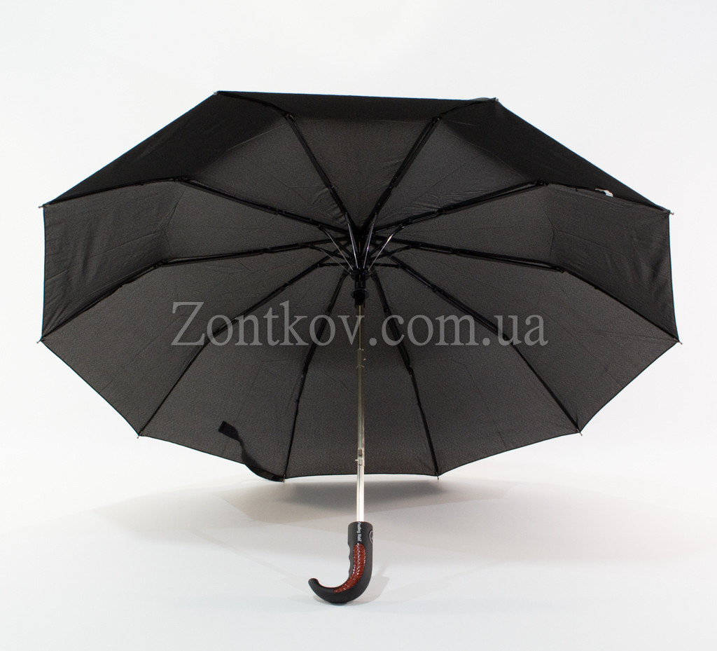 Мужской зонт полуавтомат на 10 спиц из углепластика системы "антиветер" от фирмы "Feeling Rain" - фото 9 - id-p306016770