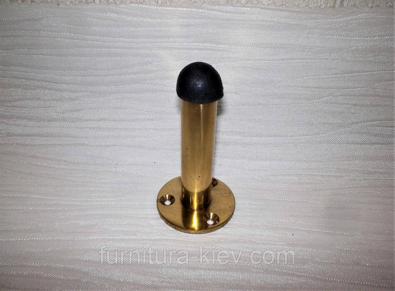 Упор дверний латунь обрізний, фото 1