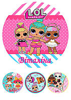 Вафельная Картинка "Кукла Лол" 37 — Купить Недорого на Bigl.ua (1151115701)