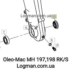 Сальник Oleo-Mac MH 197,198 RK/RKS (L66150811)