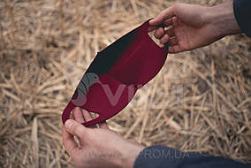 Захисна маска на обличчя (бордова)