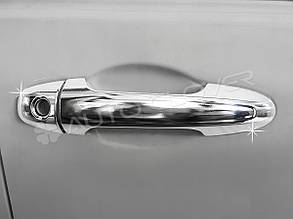 Хром накладки на ручки Toyota Highlander, Хайлендер 2014- (Autoclover B886)