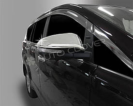 Хром накладки на зеркала Toyota Highlander (Хайлендер) 2014-2018 (Autoclover D847)