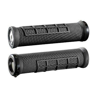 Гріпси ODI Elite Flow, V2.1 Lock On, Black/Black w/Black Clamp (чорні з чорн. замками)