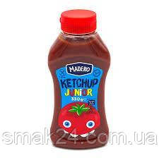 Кетчуп дитячий Madero ketchup junior без консервантів і глютену 330 г Польща