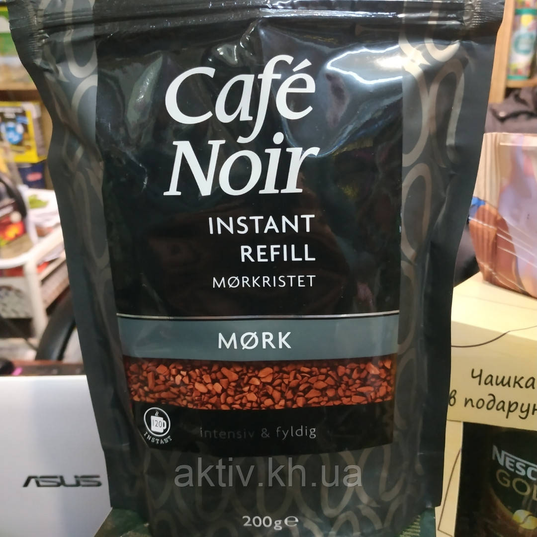 Кава розчинна Jacobs Cafe Noir instant refill 200 грамів