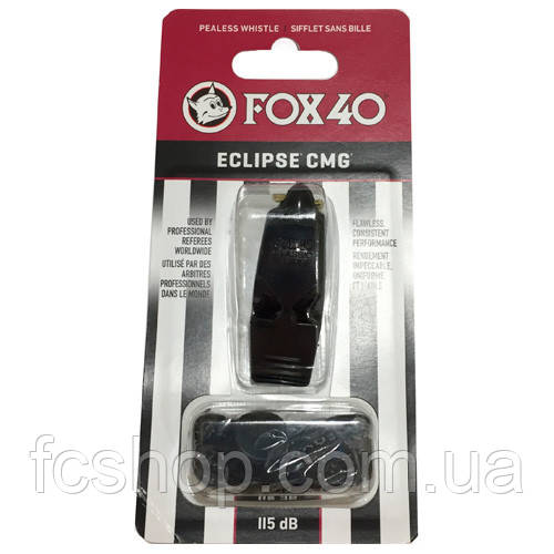 СВІСТОК FOX40 WHISTLE OFFICIAL ECLIPSE 8408-0008, Чорний, Розмір (EU) — 1SIZE, фото 1