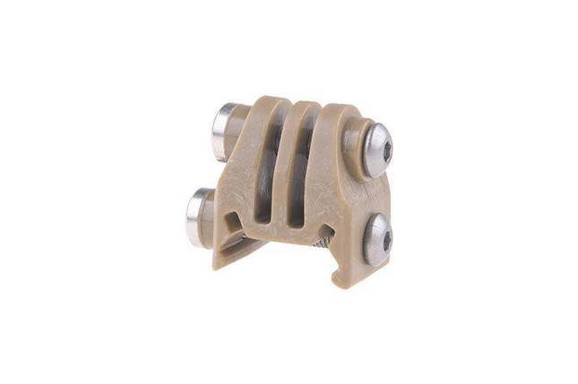 Montaż kamer sportowych na szynę RIS 22mm - tan [Ultimate Tactical] (для страйкболу), фото 1