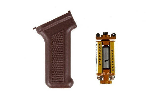 Пістолетна рукоятка Slim + мотор SL-Torque для приводів типу АК - Dark Red [LCT] (для страйкболу), фото 4