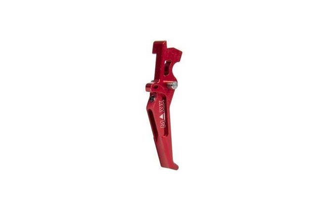 Спусковий гачок CNC Aluminum Advanced Trigger (Style E) - Red [Maxx Model Products] (для страйкболу), фото 3