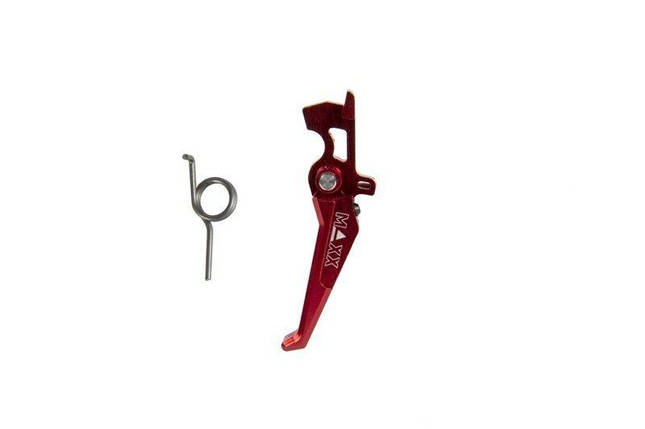 Спусковий гачок CNC Aluminum Advanced Trigger (Style E) - Red [Maxx Model Products] (для страйкболу), фото 4