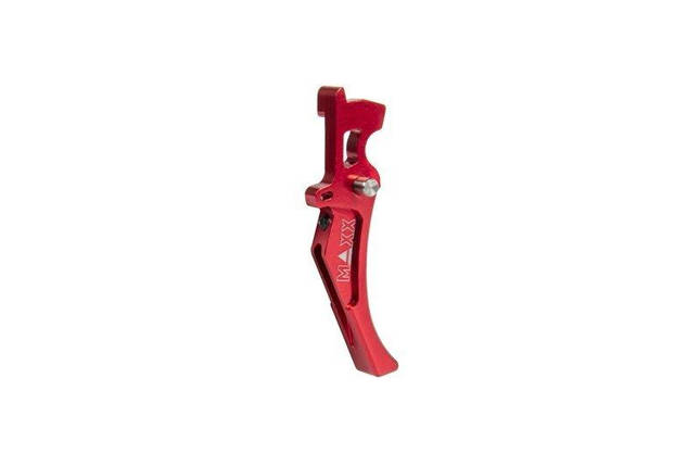 Спусковий гачок CNC Aluminum Advanced Trigger (Style D) - Red [Maxx Model Products] (для страйкболу), фото 3