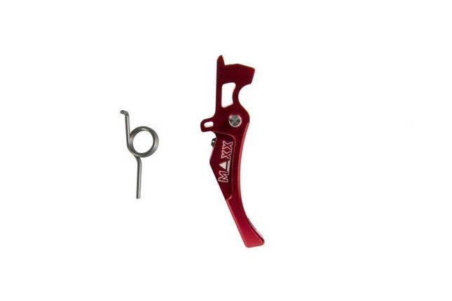 Спусковий гачок CNC Aluminum Advanced Trigger (Style D) - Red [Maxx Model Products] (для страйкболу), фото 4