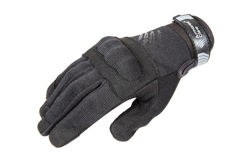 Rękawice taktyczne Armored Claw Shield Flex™ Hot Weather - Czarne [Armored Claw] (для страйкболу)