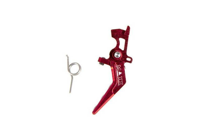 Спусковий гачок CNC Aluminum Advanced Speed Trigger (Style A) - Red [Maxx Model Products] (для страйкболу), фото 4