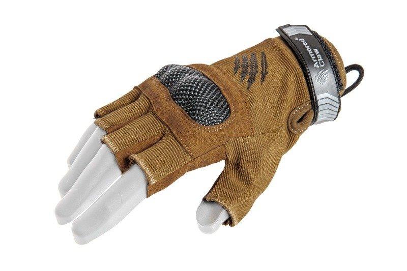 Rękawice taktyczne Armored Claw Shield Cut Hot Weather - Tan [Armored Claw] (для страйкболу)