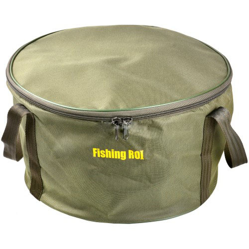 Ведро Fishing Roi с крышкой мягкое для замеса