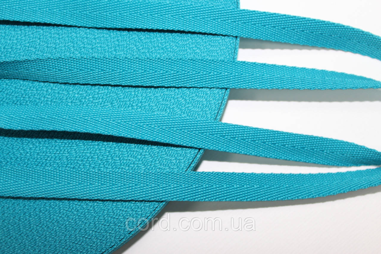 Тесьма Стрічка кіперна 10мм морська хвиля бобіна 50м, фото 1